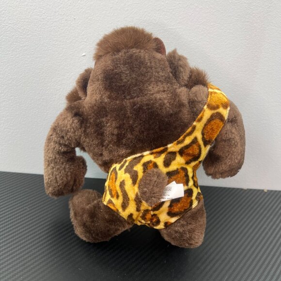 Warner Bros 24K Looney Tunes 10" Plush 1993 Taz Wild Caveman Tazmanian Devil - Picture 3 of 9